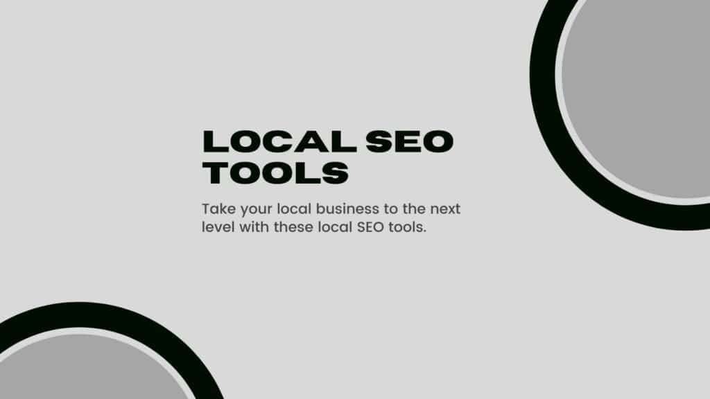 local seo tools