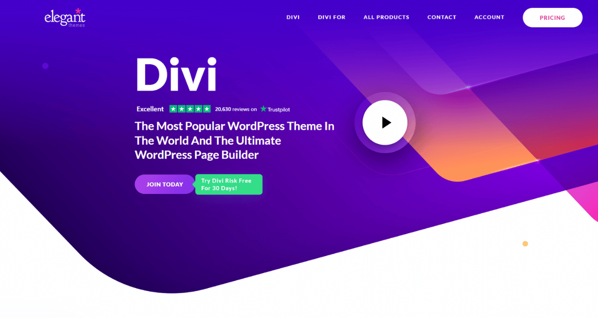 divi wordpress theme screenshot